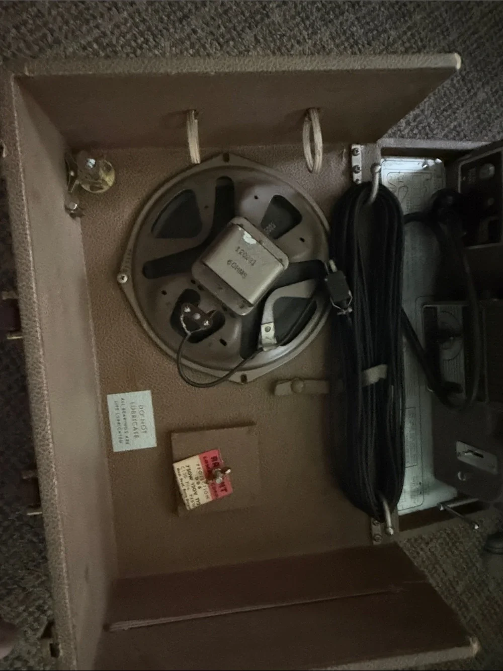 Kodak Brown and Black 8mm Film Projector in Travel Case